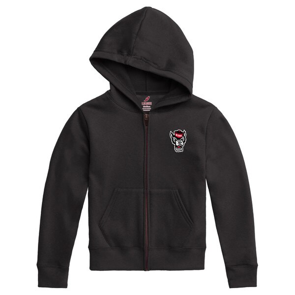 Black Youth Essential Full Zip Hood